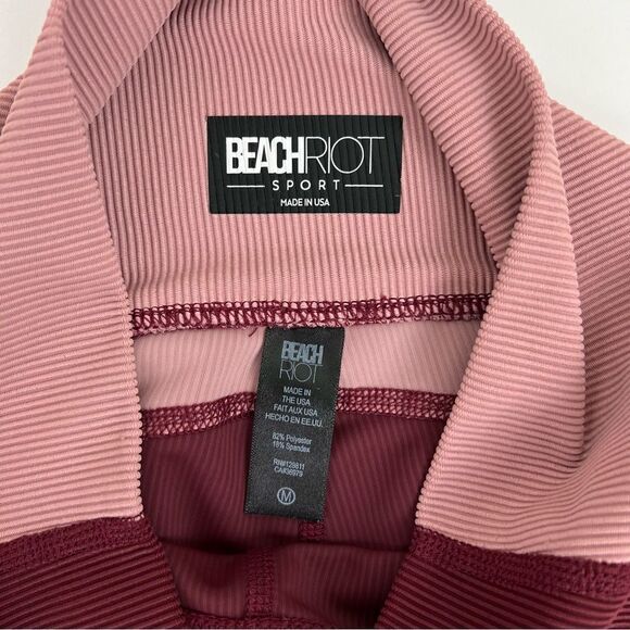 Beach Riot Colorblock ribbed leggings size M - Picture 10 of 13